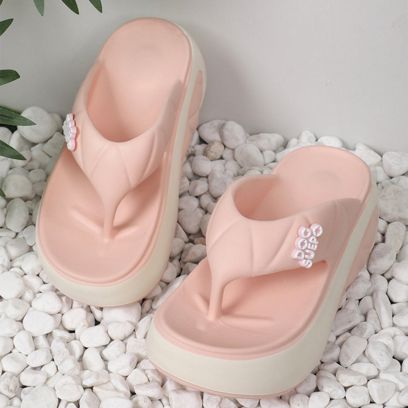 Chanclas de suela blanda para aumentar la altura
