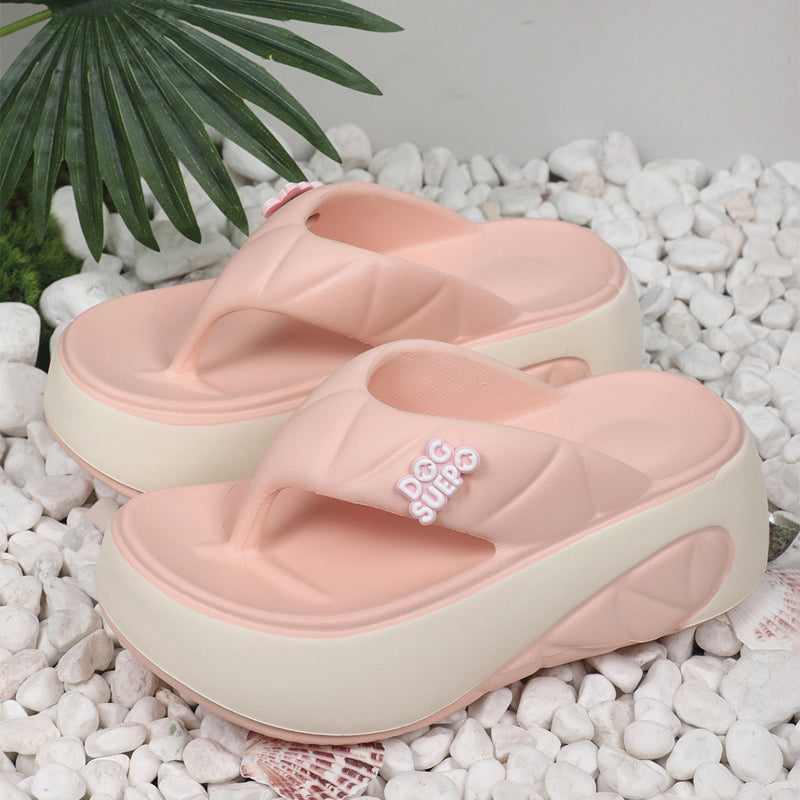 Chanclas de suela blanda para aumentar la altura