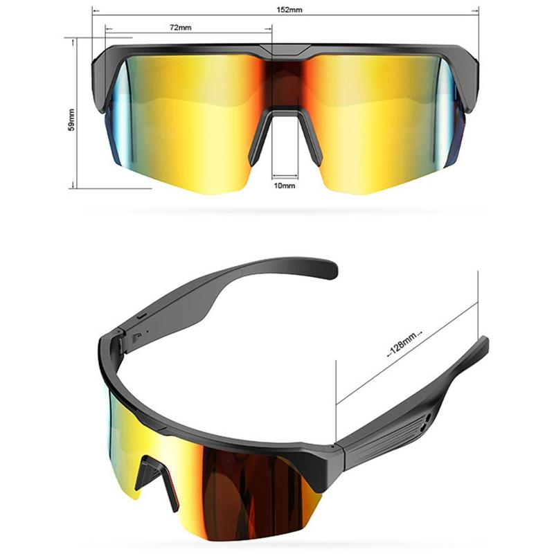 Maznviso C1 Sport Bluetooth Audio Sunglasses | Polarized UV400 | Clear Calls | Cycling & Outdoor