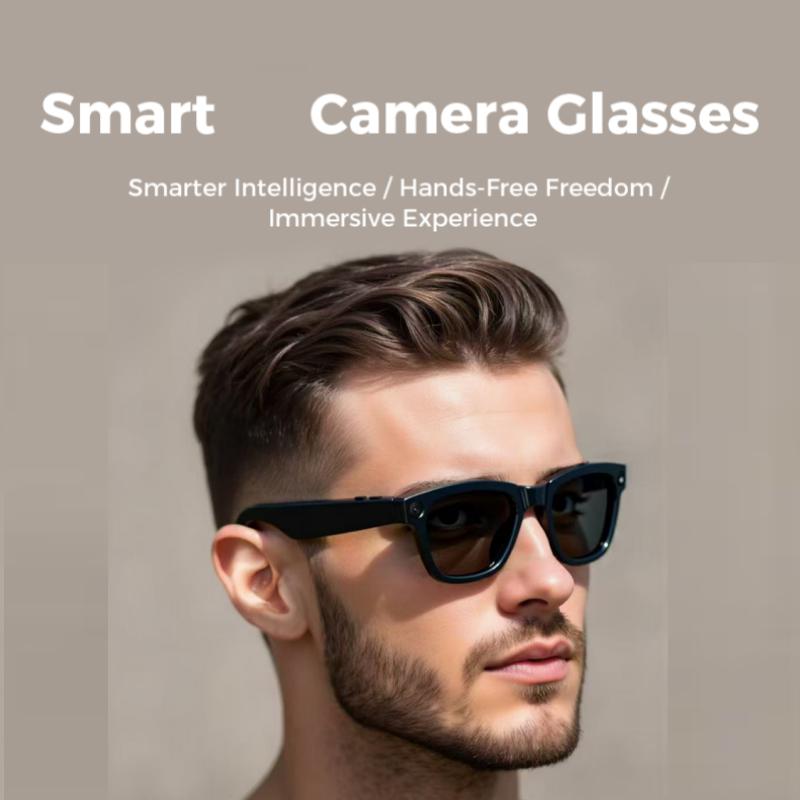 Gafas con cámara inteligente M01 | Vídeo HD | Sonido envolvente | Bloqueo de luz azul