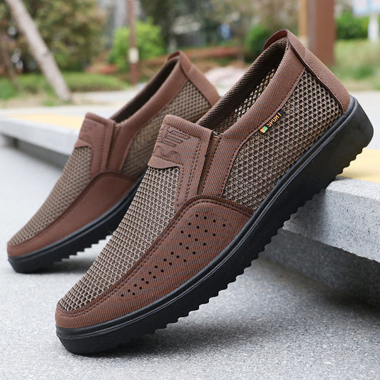 Zapatos de malla nuevos para hombre 2025