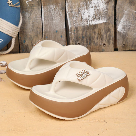 Chanclas de suela blanda para aumentar la altura