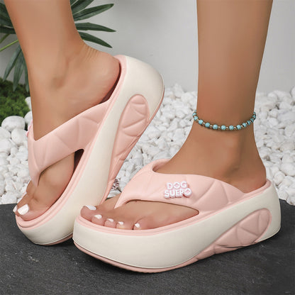 Chanclas de suela blanda para aumentar la altura