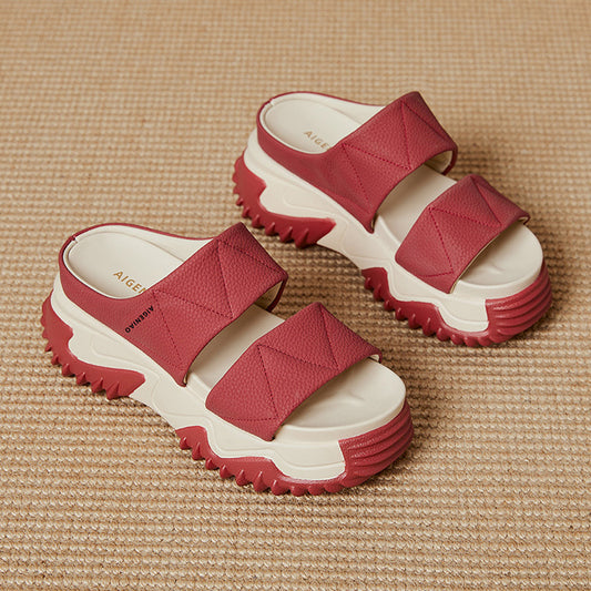 Sandalias de cuña casuales
