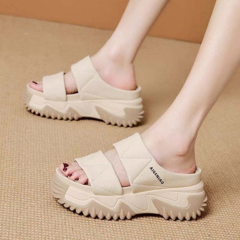 Sandalias de cuña casuales