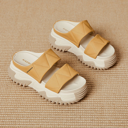 Sandalias de cuña casuales