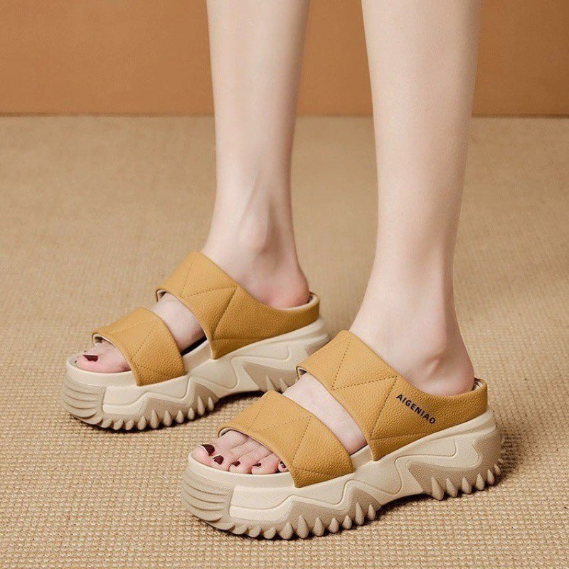Sandalias de cuña casuales