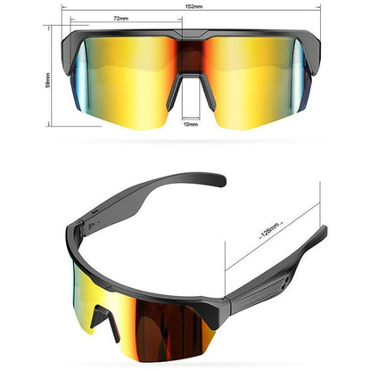 Maznviso C1 Sport Bluetooth Audio Sunglasses | Polarized UV400 | Clear Calls | Cycling & Outdoor