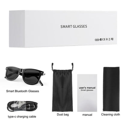 Maznviso C1 Sport Bluetooth Audio Sunglasses | Polarized UV400 | Clear Calls | Cycling & Outdoor